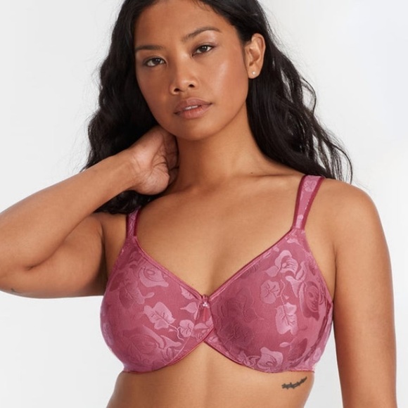 NWT WACOAL Awareness Seamless Bra Floral 34DDD - Picture 1 of 7